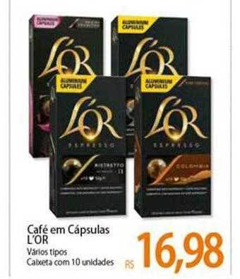 Atacadão Café em cápsulas l'or oferta