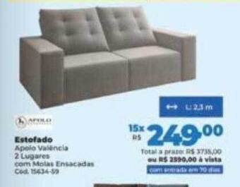 Lojas Becker Estofado apolo oferta