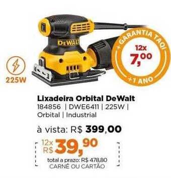 Lixadeira orbital dewalt
