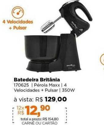 Lojas TaQi Batedeira britânia oferta