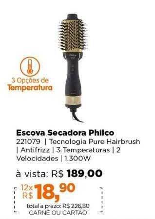 Lojas TaQi Escova secadora philco oferta
