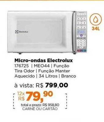 Lojas TaQi Micro-ondas electrolux oferta