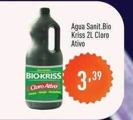 Supermercados Pague Menos Agua sanit. bio kriss cloro ativo oferta