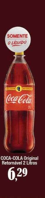 Supermercados Unidos Coca-cola original retornável oferta