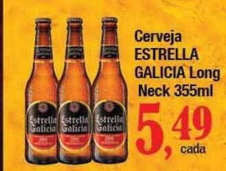 Supermercados Unidos Cerveja estrella galicia long neck oferta