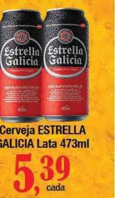 Supermercados Unidos Cerveja estrella galicia lata oferta