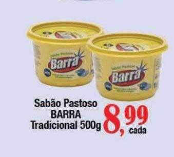 Supermercados Unidos Sabão pastoso barra tradicional oferta