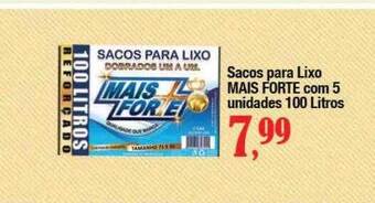 Supermercados Unidos Sacos para lixo mais forte com 5 oferta