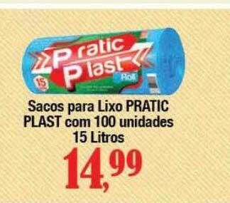 Supermercados Unidos Sacos para lixo pratic plast com 100 oferta