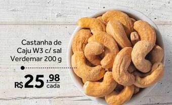 Verdemar Supermercado Castanha de caju w3 c sal verdemar oferta