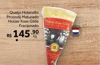 Queijo holandês proosdij maturado huizer kaas gilde fracionado