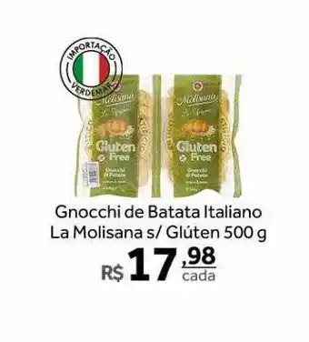 Verdemar Supermercado Gnocchi de batata italiano la molisana s glúten oferta