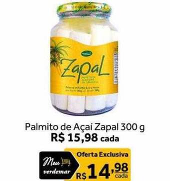 Verdemar Supermercado Palmito de açaí zapal oferta