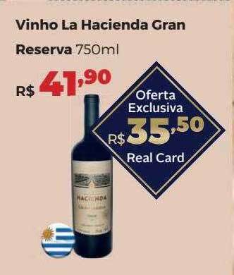 Villarreal Supermercados Vinho la hacienda gran reserva oferta