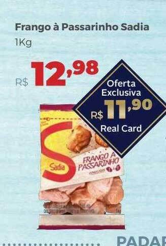 Villarreal Supermercados Frango à passarinho sadia oferta