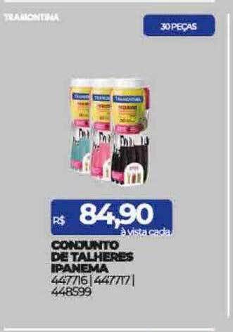 Lojas Certel Conjunto de talheres ipanema oferta