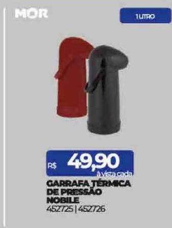 Lojas Certel Garrafa térmica de pressão nobile oferta