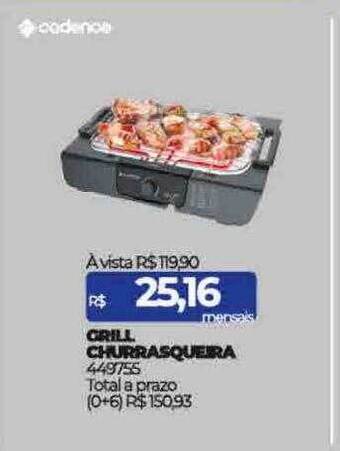 Lojas Certel Grill churrasqueira oferta