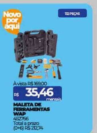 Lojas Certel Maleta de ferramentas wap oferta