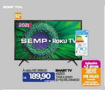 Lojas Certel Smart tv oferta