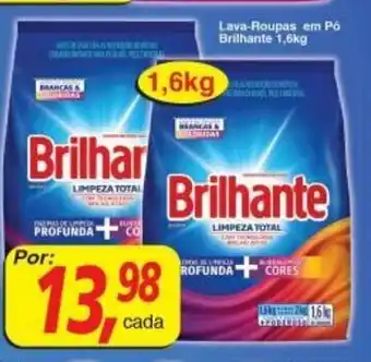 Supermercados Guanabara Lava Roupas em po Brilhante 1.6kg oferta