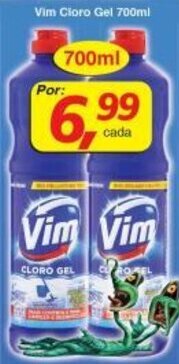 Supermercados Guanabara Vim Cloro Gel 700ml oferta
