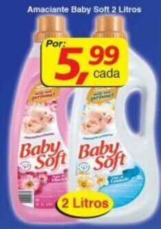 Supermercados Guanabara Amaciante Baby Soft 2L oferta