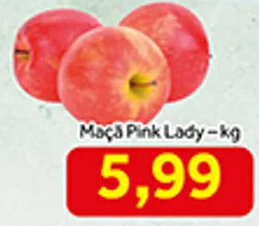Shibata Supermercados Maca pink lady 1kg oferta