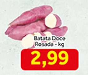 Shibata Supermercados Batata Doce Rosada 1kg oferta