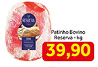 Shibata Supermercados Patinho Bovino Reserva 1kg oferta