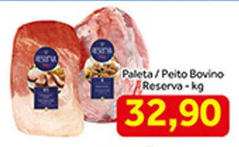 Shibata Supermercados Paleta/ Peito Bovino Reserva 1kg oferta