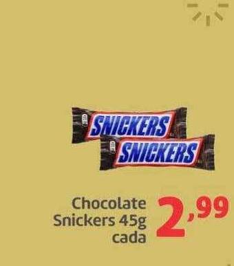 Belem Supermercados Chocolate snickers cada oferta