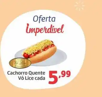Cachorro quente vó lice cada