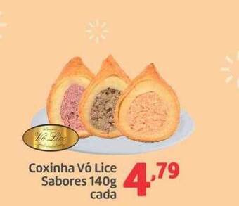 Belem Supermercados Coxinha vó lice sabores cada oferta