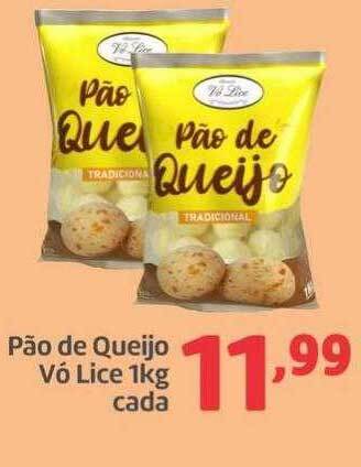 Pão de queijo vó lice cada