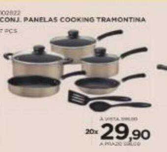 Benoit Conj. panelas cooking tramontina oferta