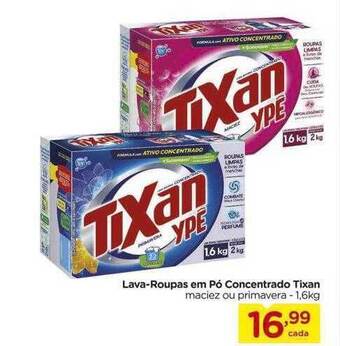 Carrefour Lava-roupas em pó concentrado tixan oferta