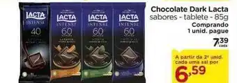 Carrefour Chocolate dark lacta oferta