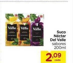 Carrefour Suco néctar del valle oferta