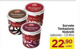 Sorvete tentazione nobrelli