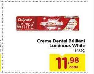 Creme dental brilliant luminous white