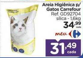 Carrefour Areia higiênica p gatos carrefour oferta