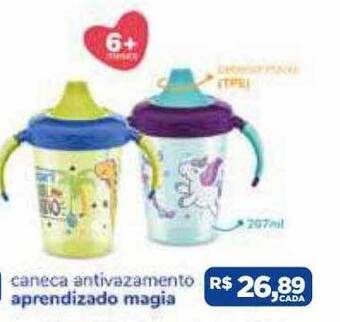 Caneca antivazamento aprendizado magia