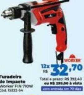Lojas Becker Furadeira de impacto oferta