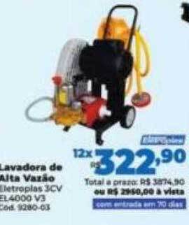 Lojas Becker Lavadora de alta vazão oferta