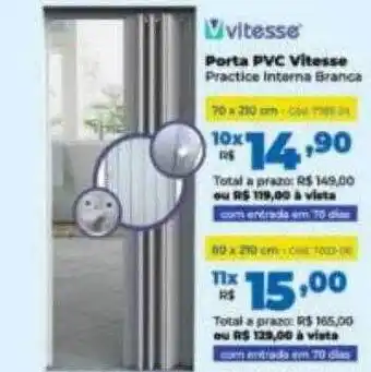 Lojas Becker Porta pvc vitesse oferta
