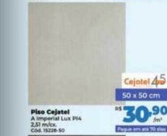 Lojas Becker Piso cejotel oferta