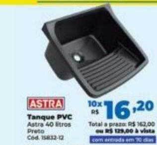 Lojas Becker Tanque pvc astra oferta