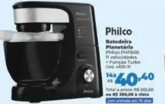 Lojas Becker Batedeira planetária philco oferta