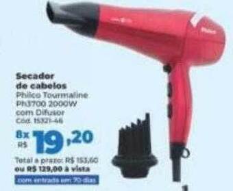 Lojas Becker Secador de cabelos oferta